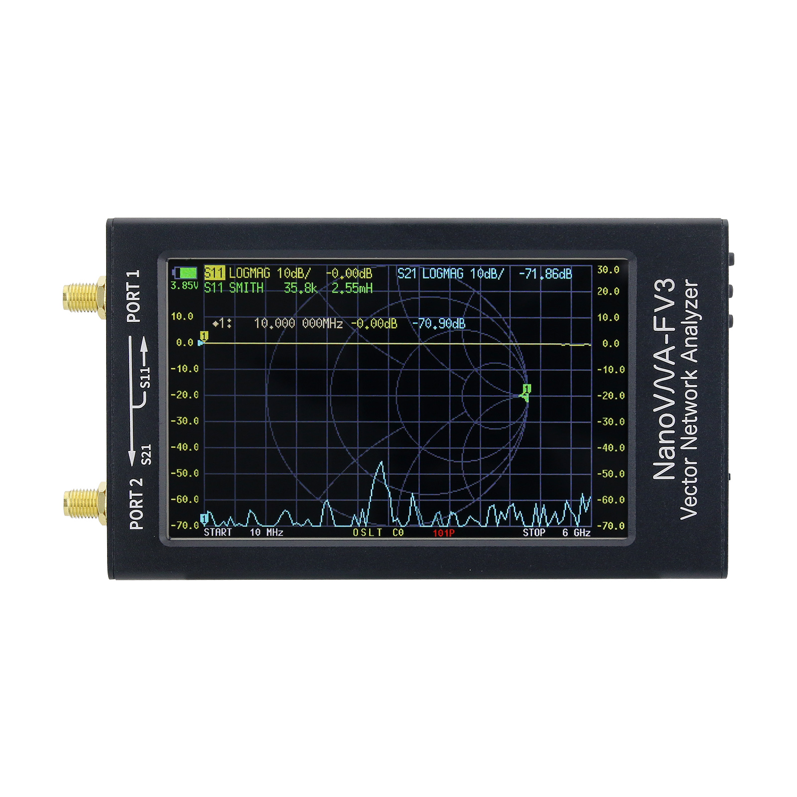 Power Tools Vector - NanoVNA-F V3 1MHz-6GHz Portable VNA Vector