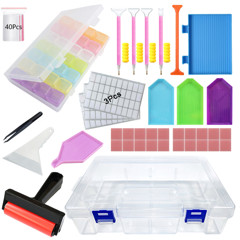 Power Tools Spare Parts - Diamond Painting Tools Kit with Storage