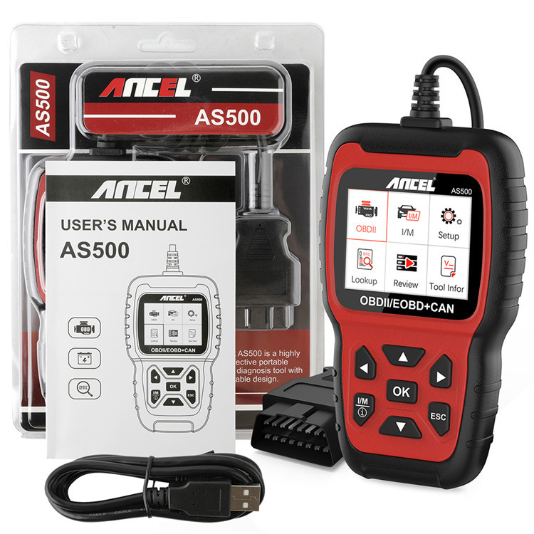 Power Tools English - Ancel AS500 OBD2 Electric Power Auto