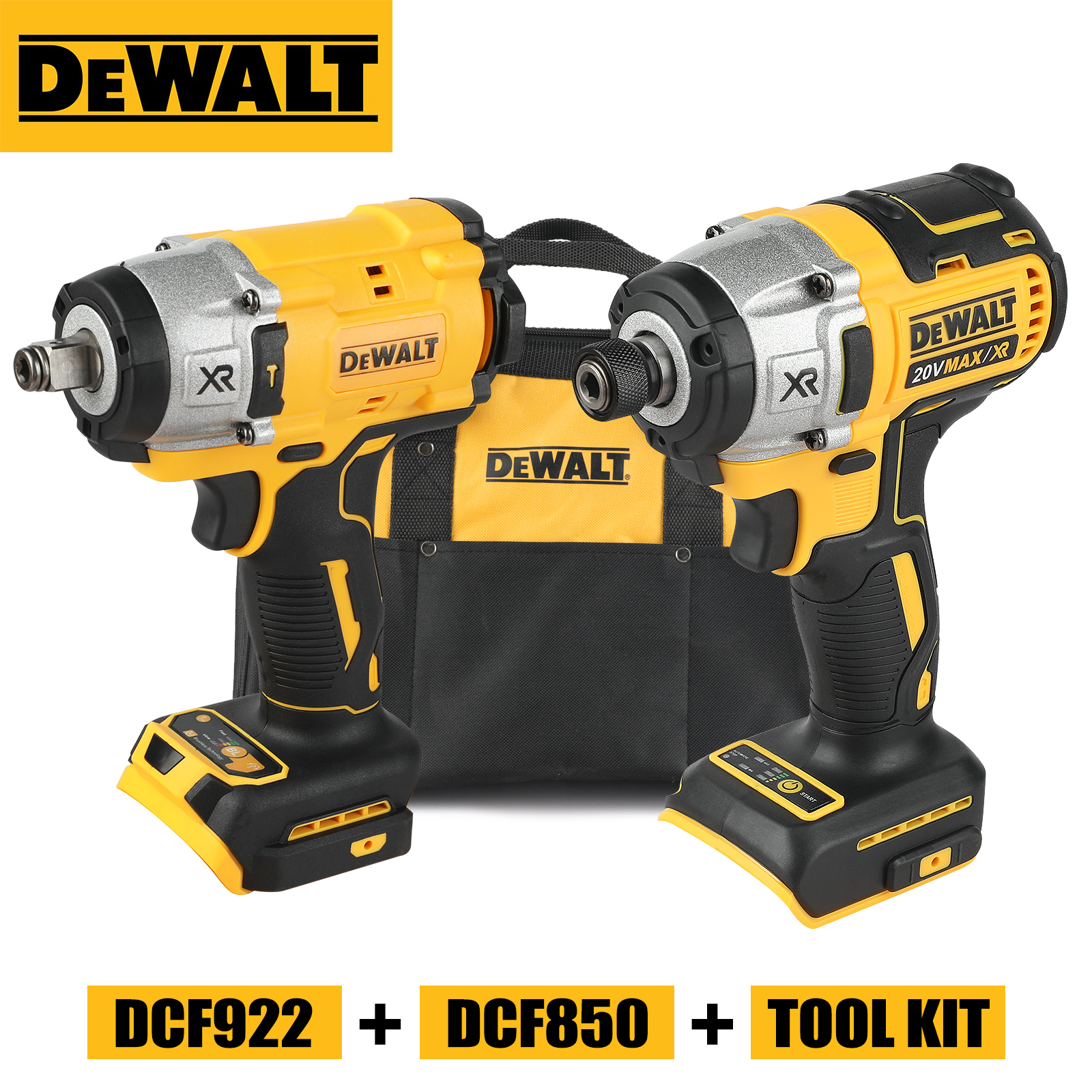Power Tools Combo Kits - DeWalt 20V MAX XR Brushless 2-Tool