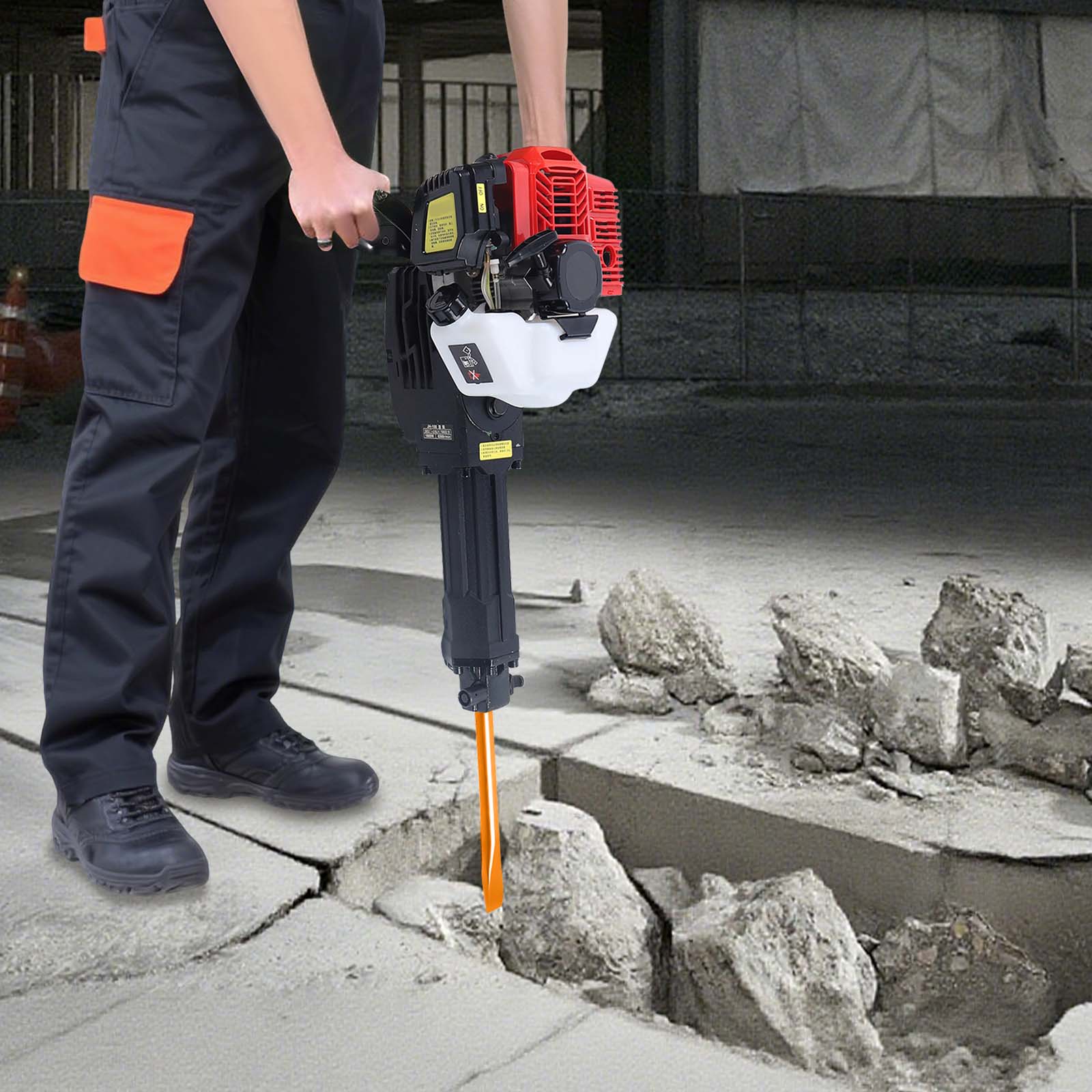 Power Tools For Construction Work - ﻿1900w Jack Hammer 52cc 2 Stroke