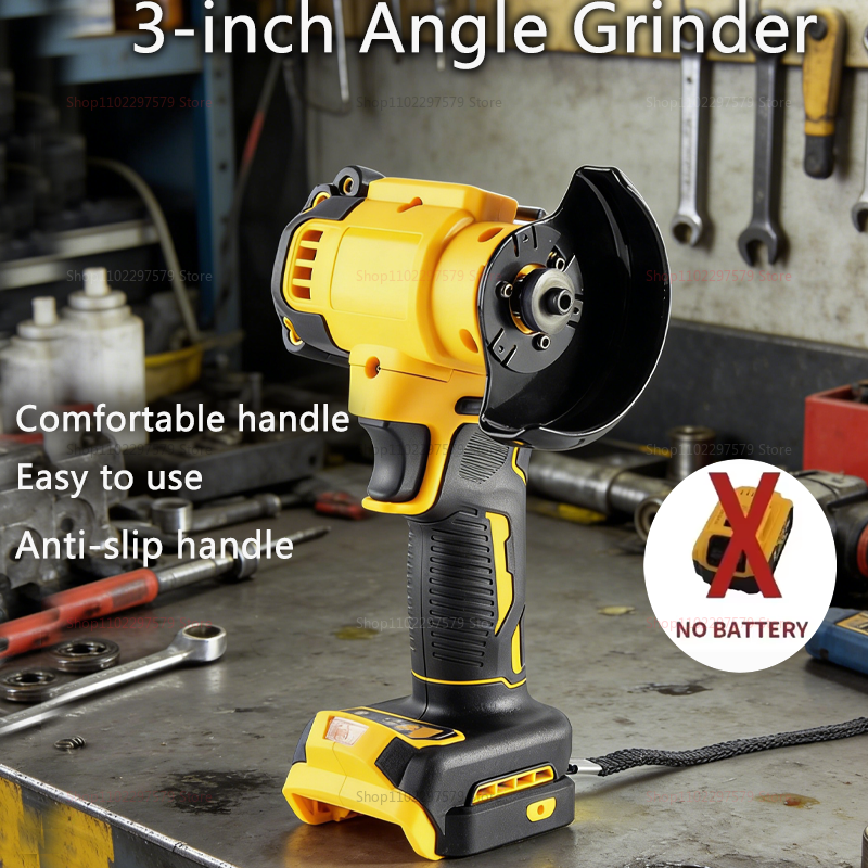 Power Tools Equipment - 3 Inch Mini Angle Grinder Cordless