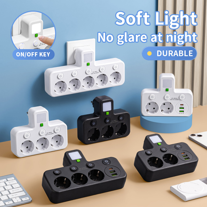 Power Tools Extension - EU Plug Outlet 2-6 Sockets Electrical