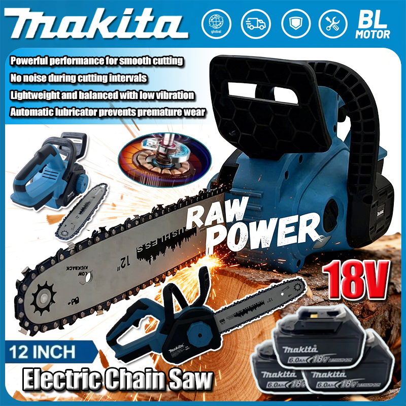 Power Tools Woodworking - Makita 12Inch Brushless Electric Chain Saw