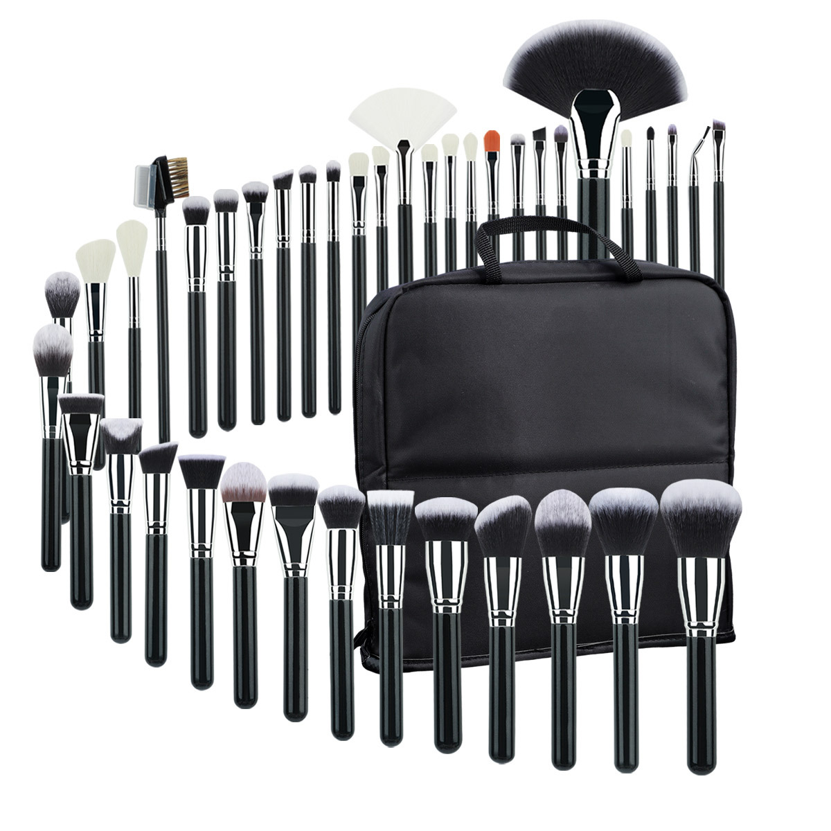 Power Tools Combo Kits - Professional Makeup Brush Set 40Pc Brushes