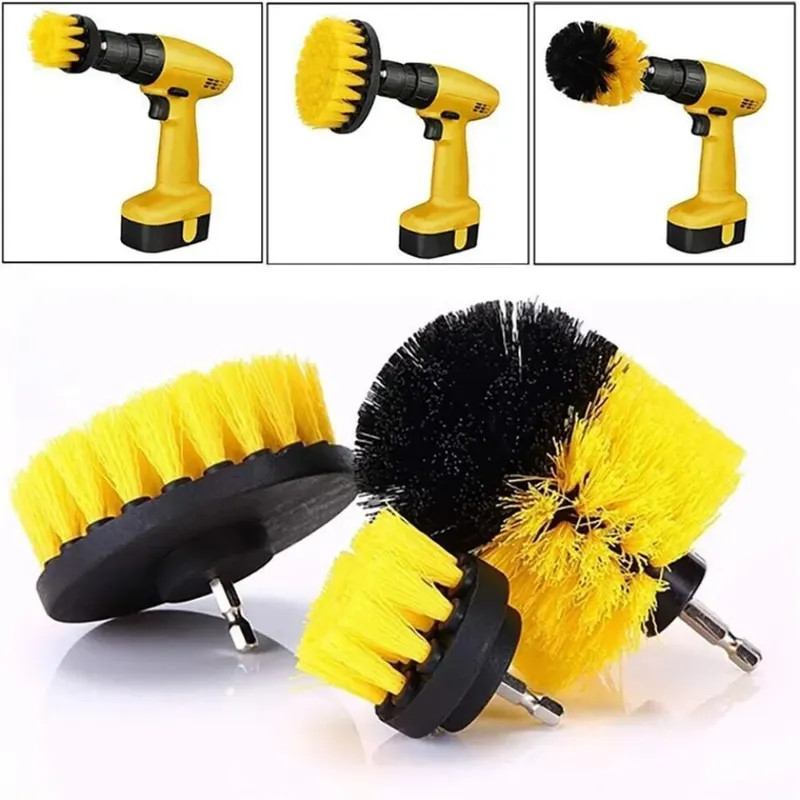 Power Tools Equipment - 3 pcs/set drill brush set power