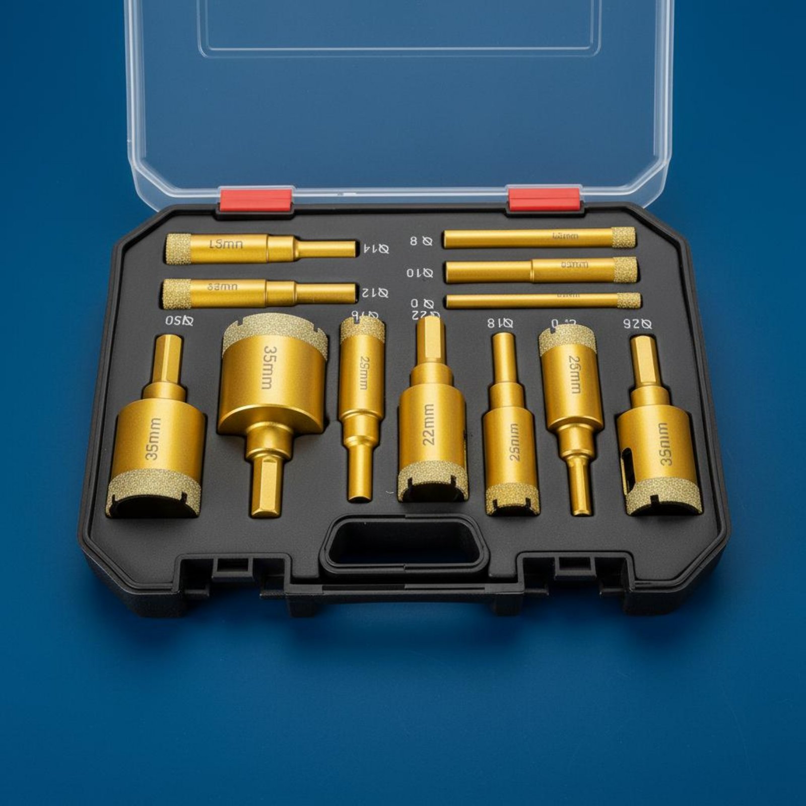 Power Tools Drill - 12 Pieces Brazed Crystal Drilling Drill