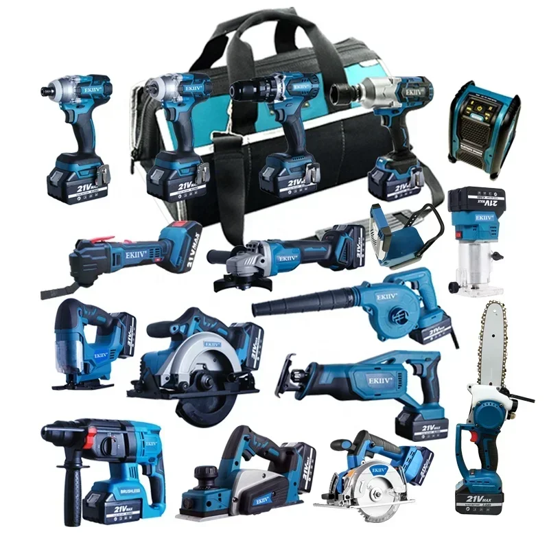 Power Tools Combo Kits - EKIIV power drill tools combo kit