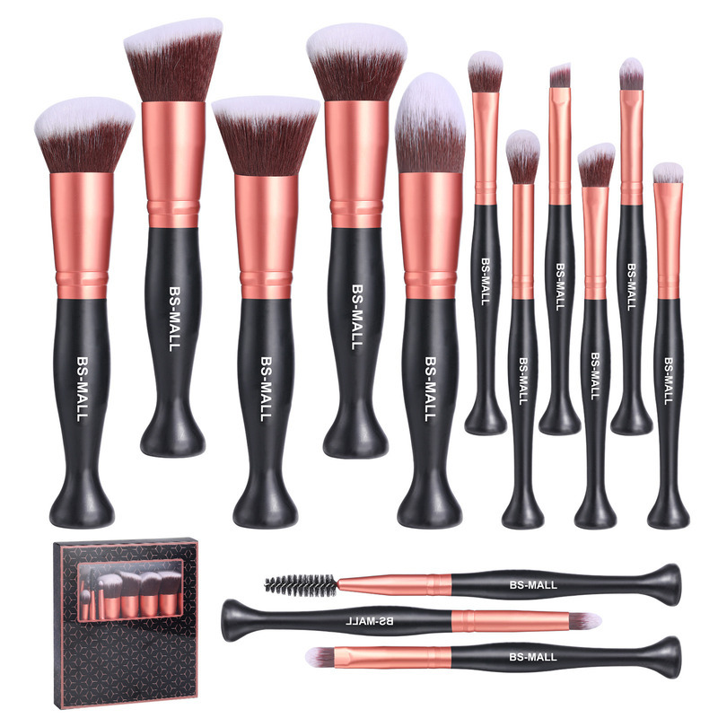 Power Tools Combo Kits - 14-Piece Makeup Brush Set for Beginners