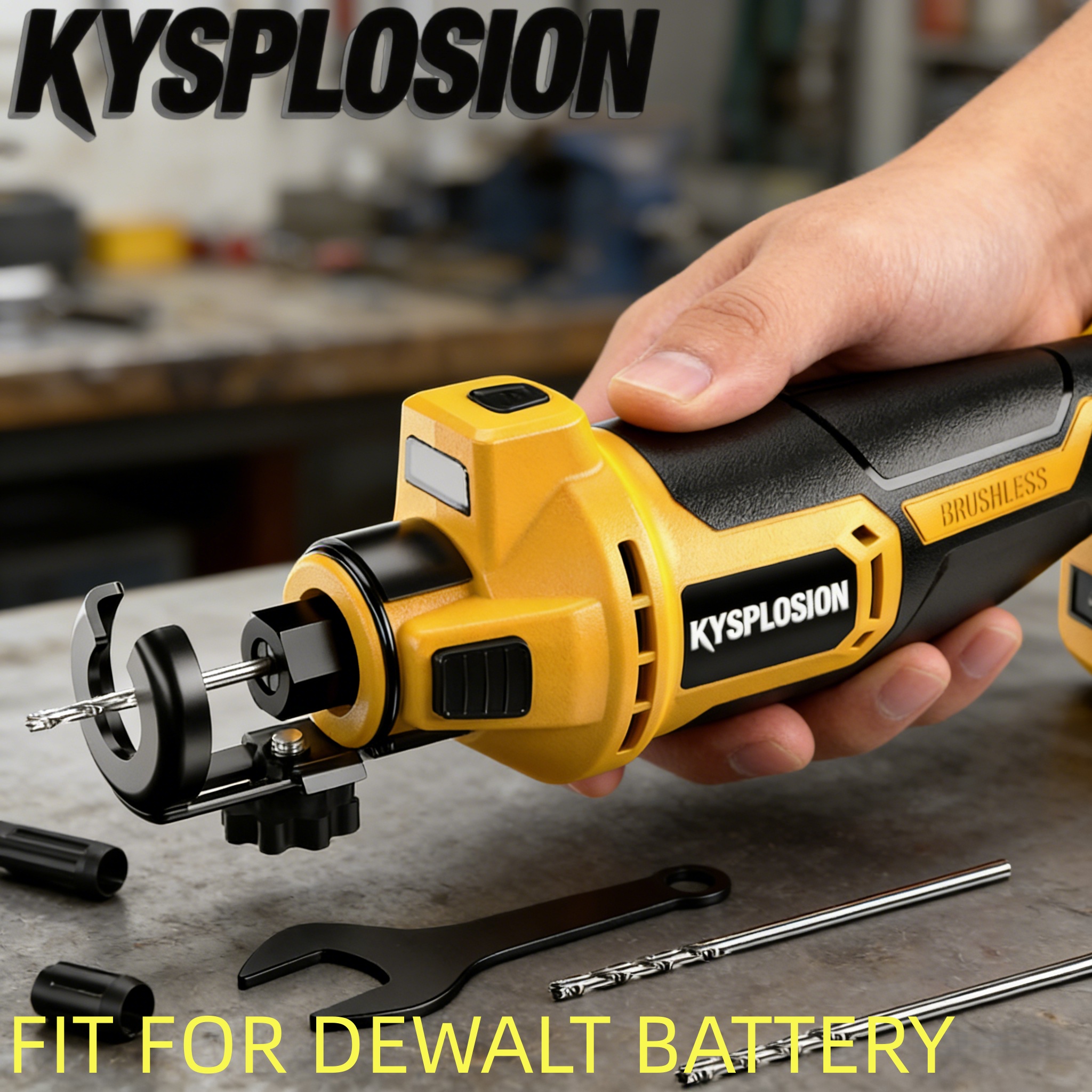 Power Tools Woodworking - 3 Gears Brushless Electric Drywall Cut