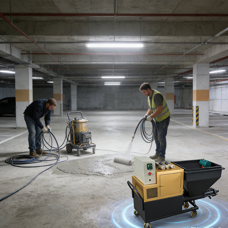 Power Tools For Construction Work - High Power Electric Mortar Sprayer Cement
