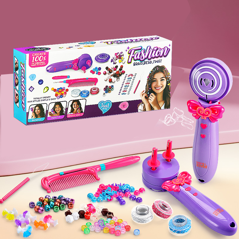 Power Tools Kids - Kids DIY Braiding Hairstyle Tool Electric