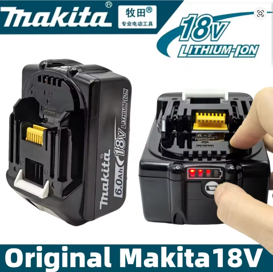 Power Tools Makita Set - Original makita 18v battery Rechargeable Power