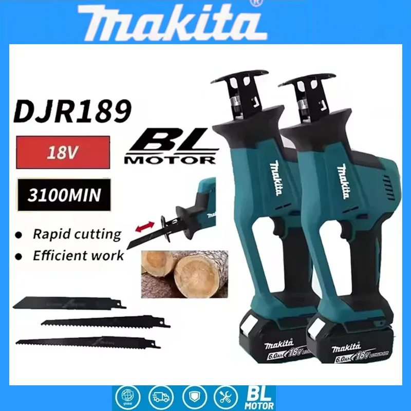 Power Tools Woodworking - Makita DJR189 18V Cordless Electric Reciprocating