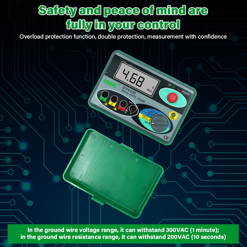 Power Tools Inspection - DY4100 Digital Resistance Tester Earth Ground