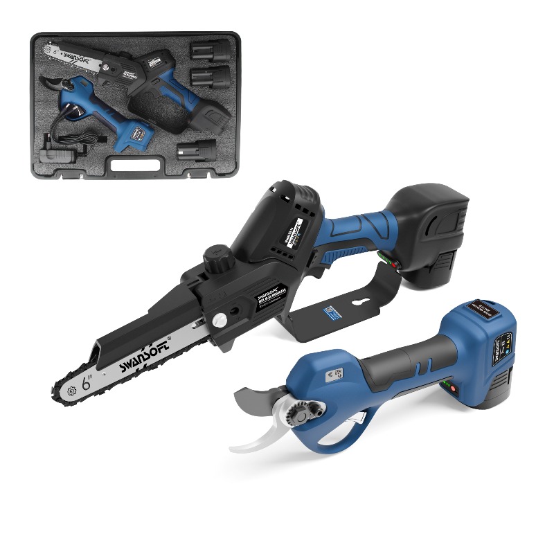 Power Tools Combo Kits - 【Best-Selling】Cordless Brushless Electric Pruning Shears And