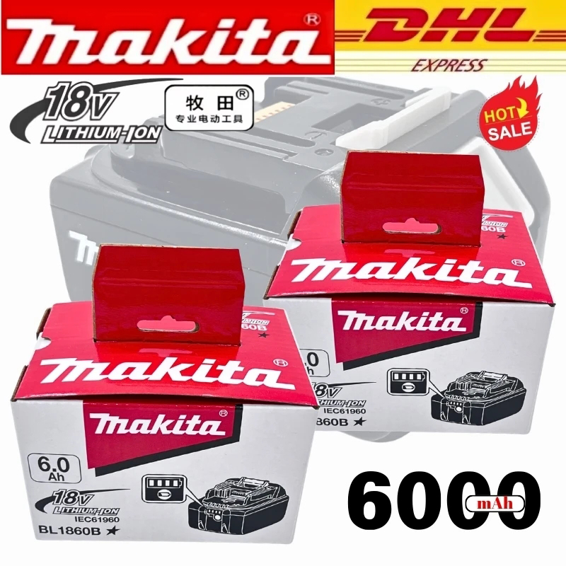Power Tools Makita Set - Makita 6.0 Ah Battery 18V LXT