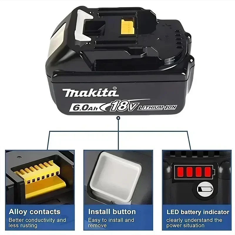 100% original Makita 18V batte - Power Tools Makita Set ulasan dan harga