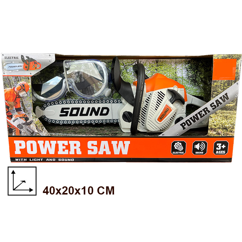 Toy Chainsaw with Goggles Chil - Power Tools Kids ulasan dan harga
