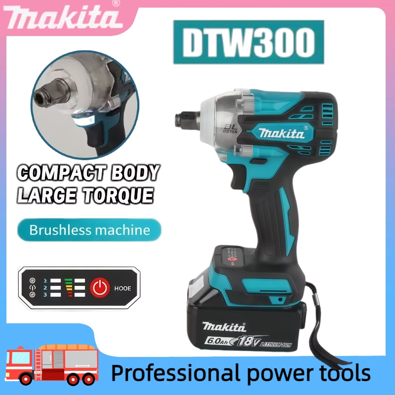 Makita DTW300 18V Tool Set Bru - Power Tools Makita Set ulasan dan harga