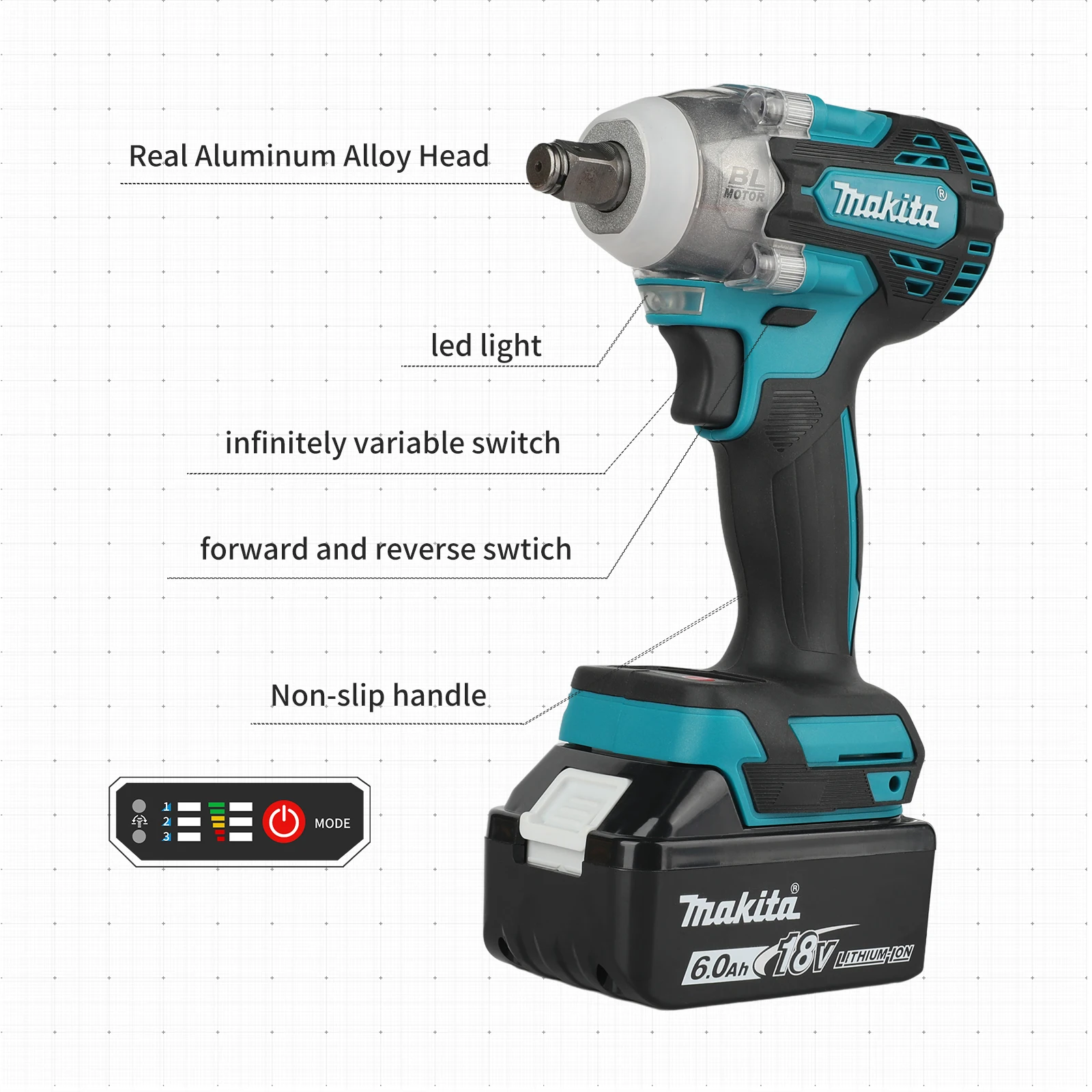 Makita DTW300 18V Tool Set Bru - Power Tools Makita Set ulasan dan harga