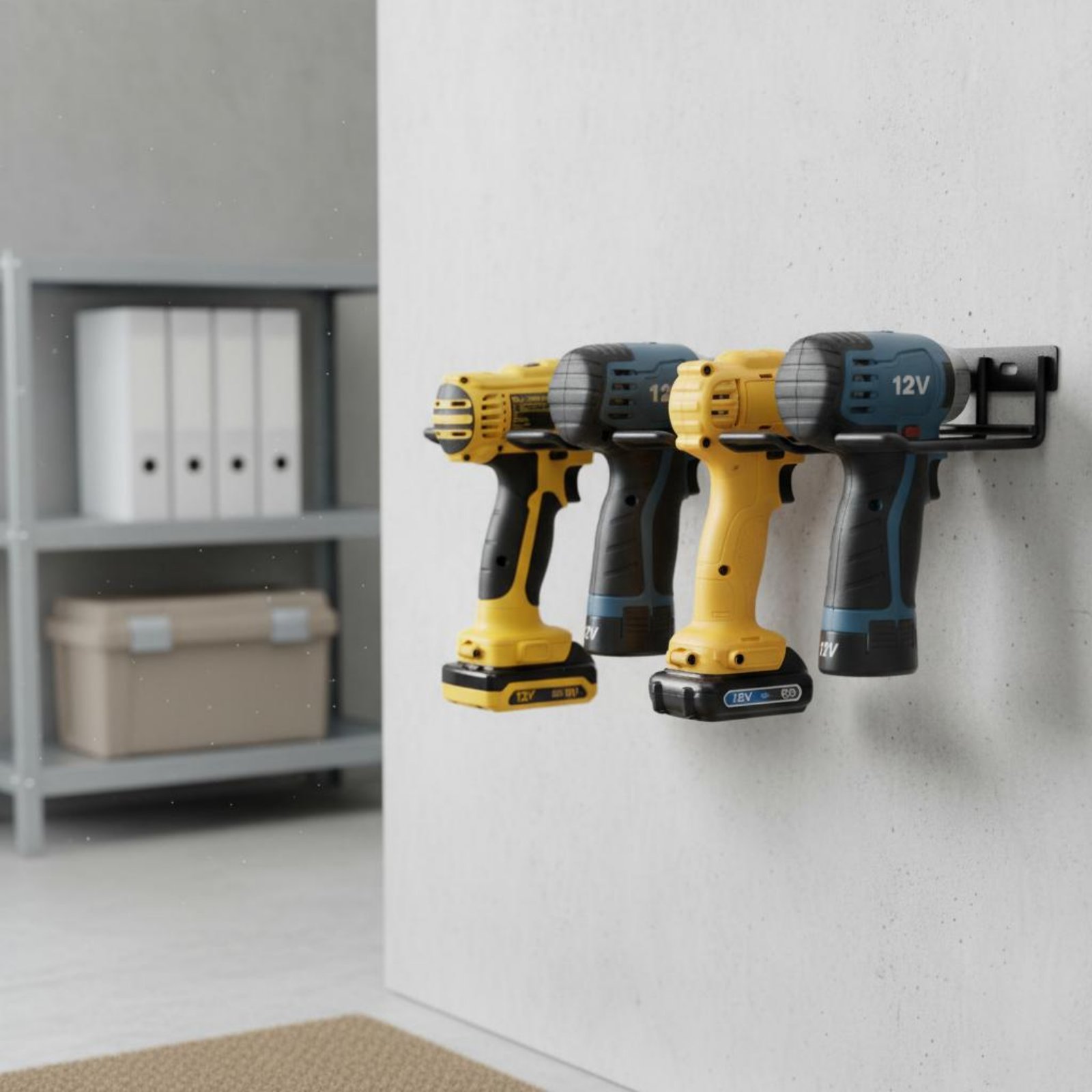 Wall Mount Drill Holder Easy I - Power Tools Drill ulasan dan harga