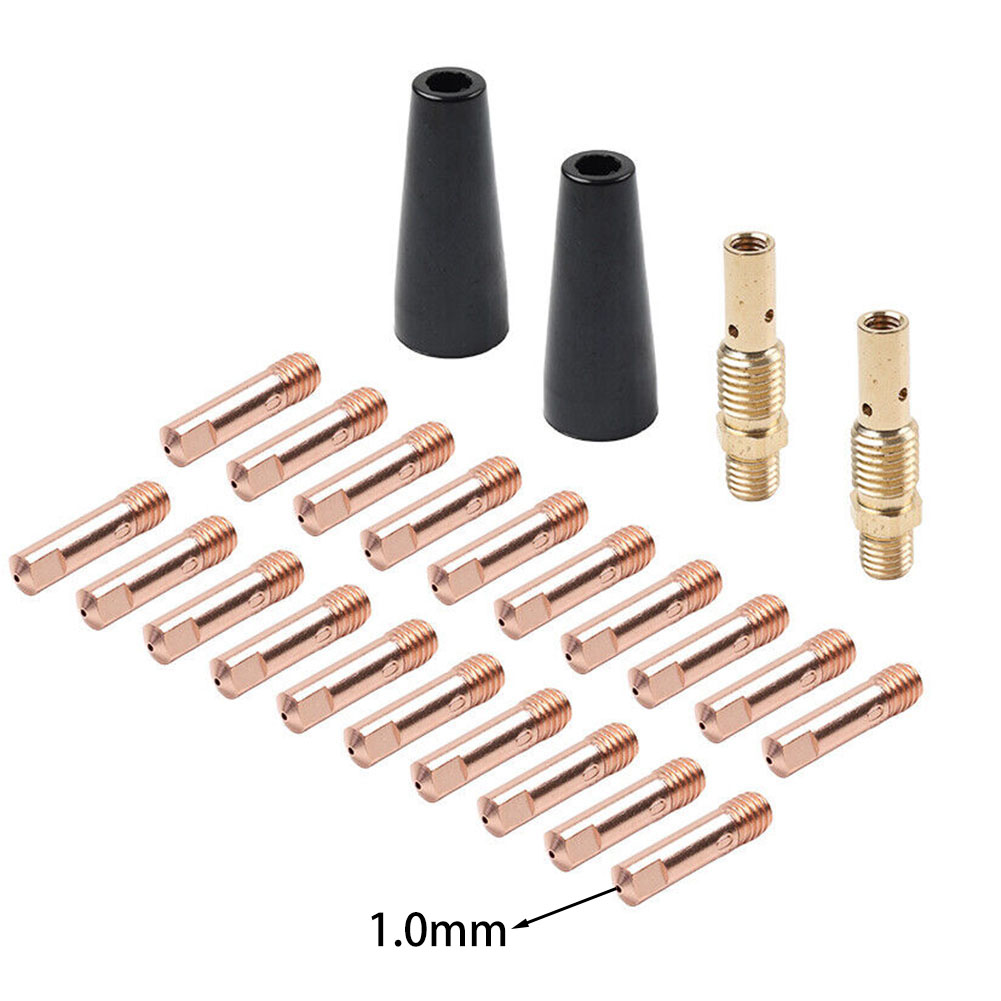 24pcs Nozzle Set Flux Core Noz - Power Tools For Construction Work ulasan dan harga