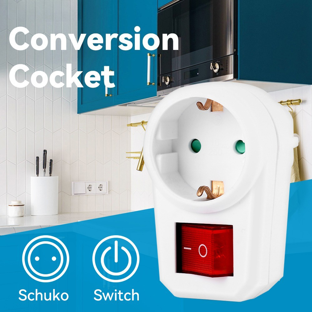 EU Extension Socket ON/OFF Swi - Power Tools Extension ulasan dan harga