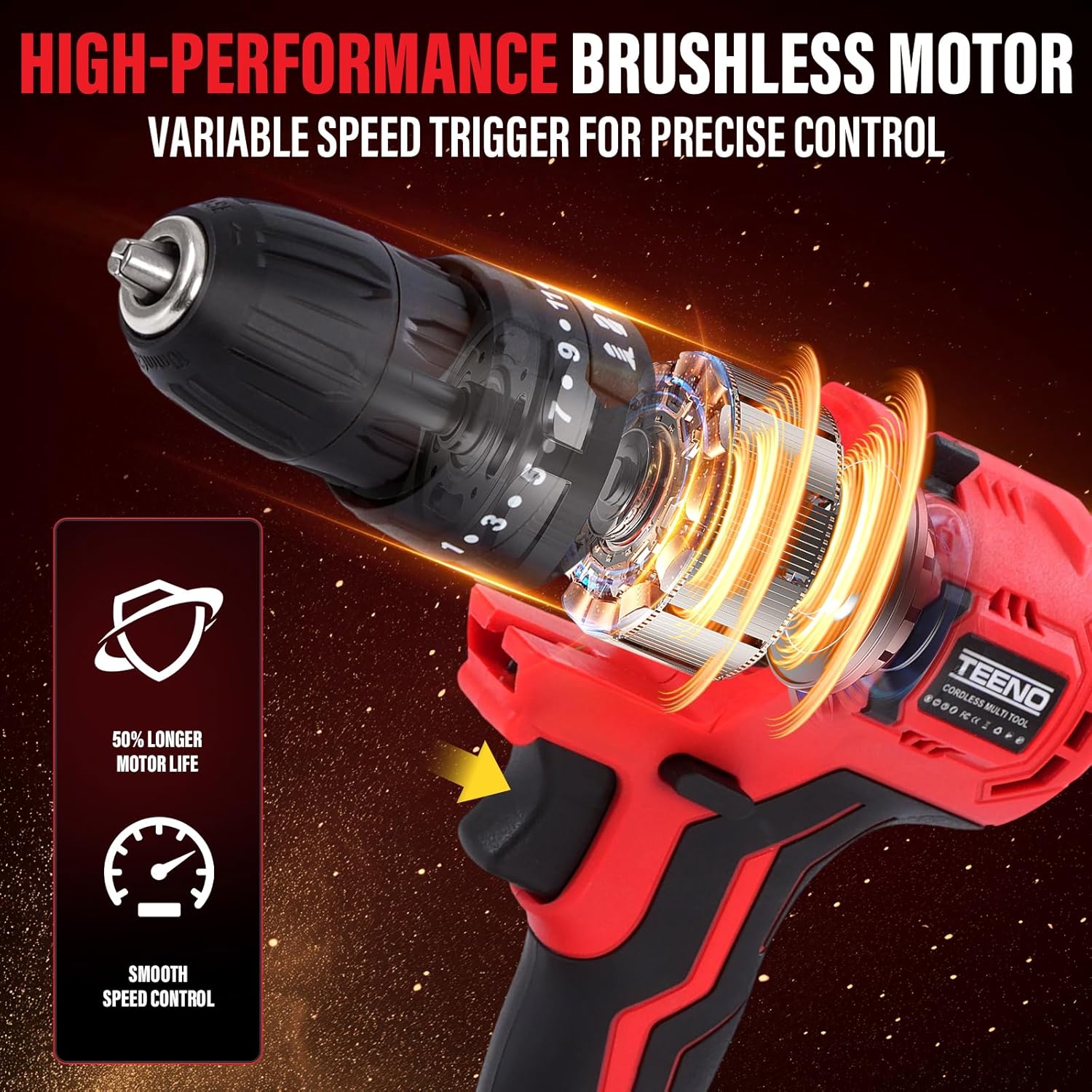 20V Brushless 6-in-1 Cordless  - Power Tools Combo Kits ulasan dan harga