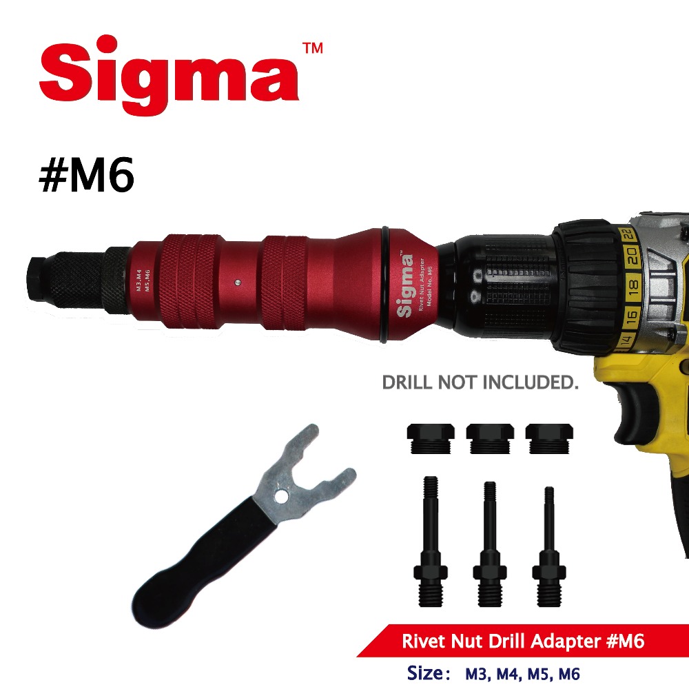 Sigma #M6 Threaded Rivet Nut D - Power Tools Manufacturers ulasan dan harga