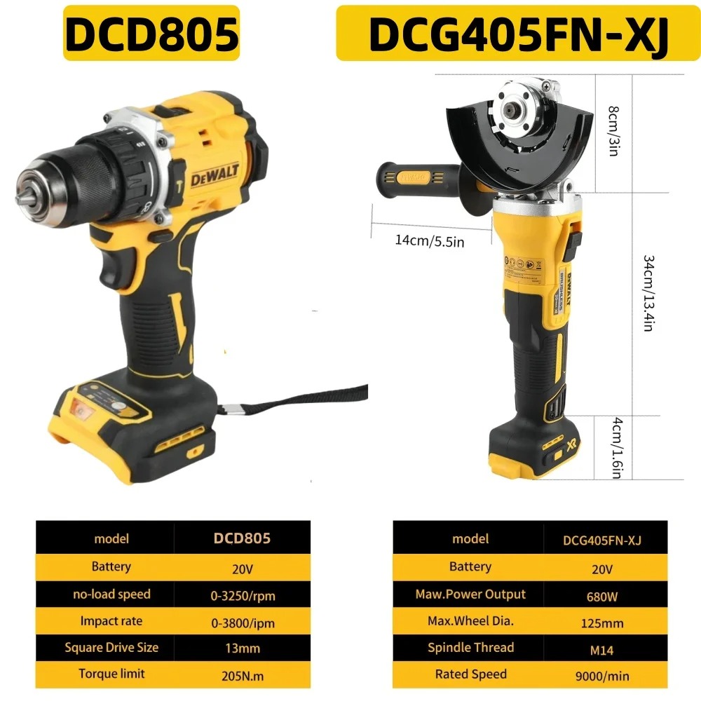 DEWALT DCG405FN 20V 125mm Brus - Power Tools Combo Kits ulasan dan harga