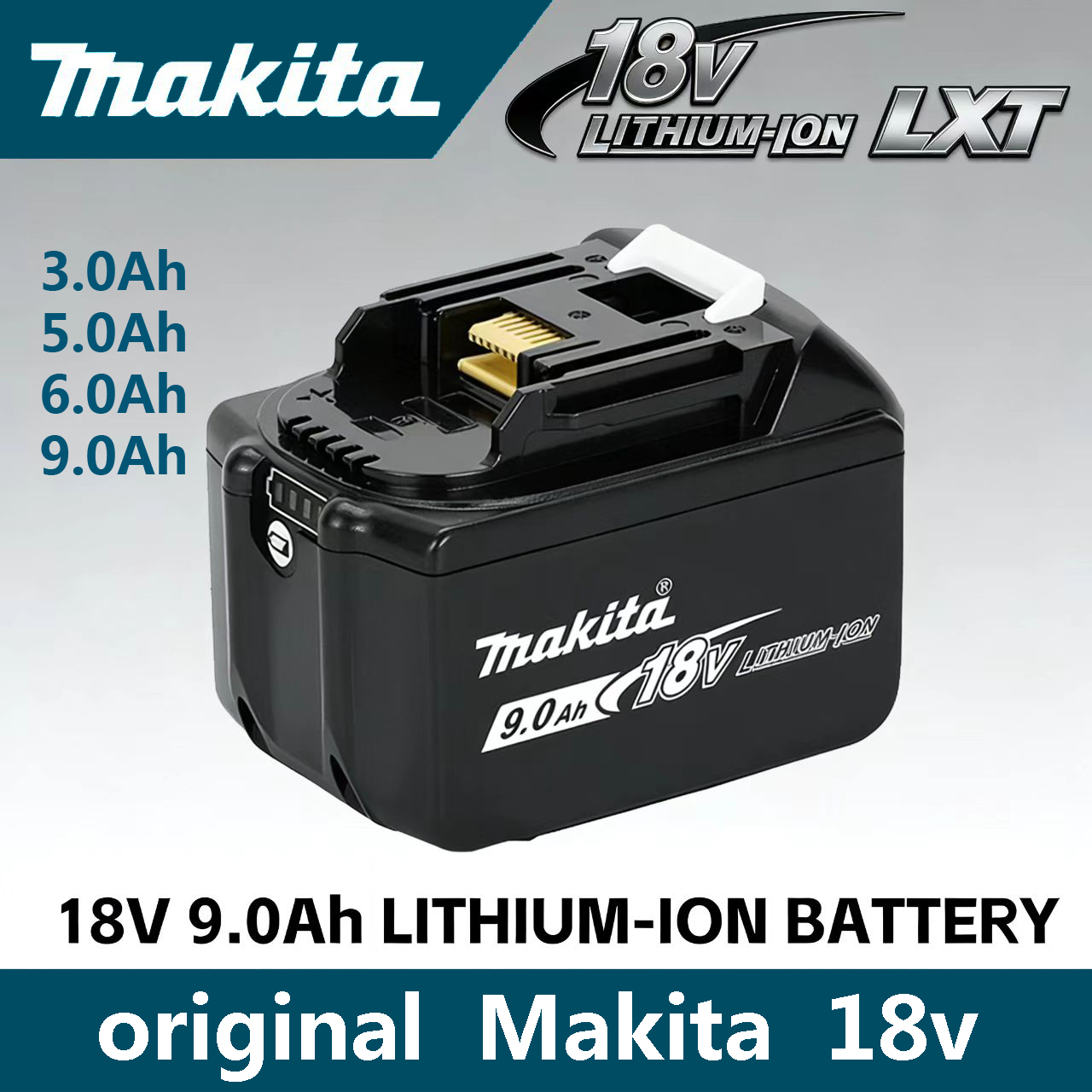 original Makita 18V battery 6. - Power Tools Makita Set ulasan dan harga