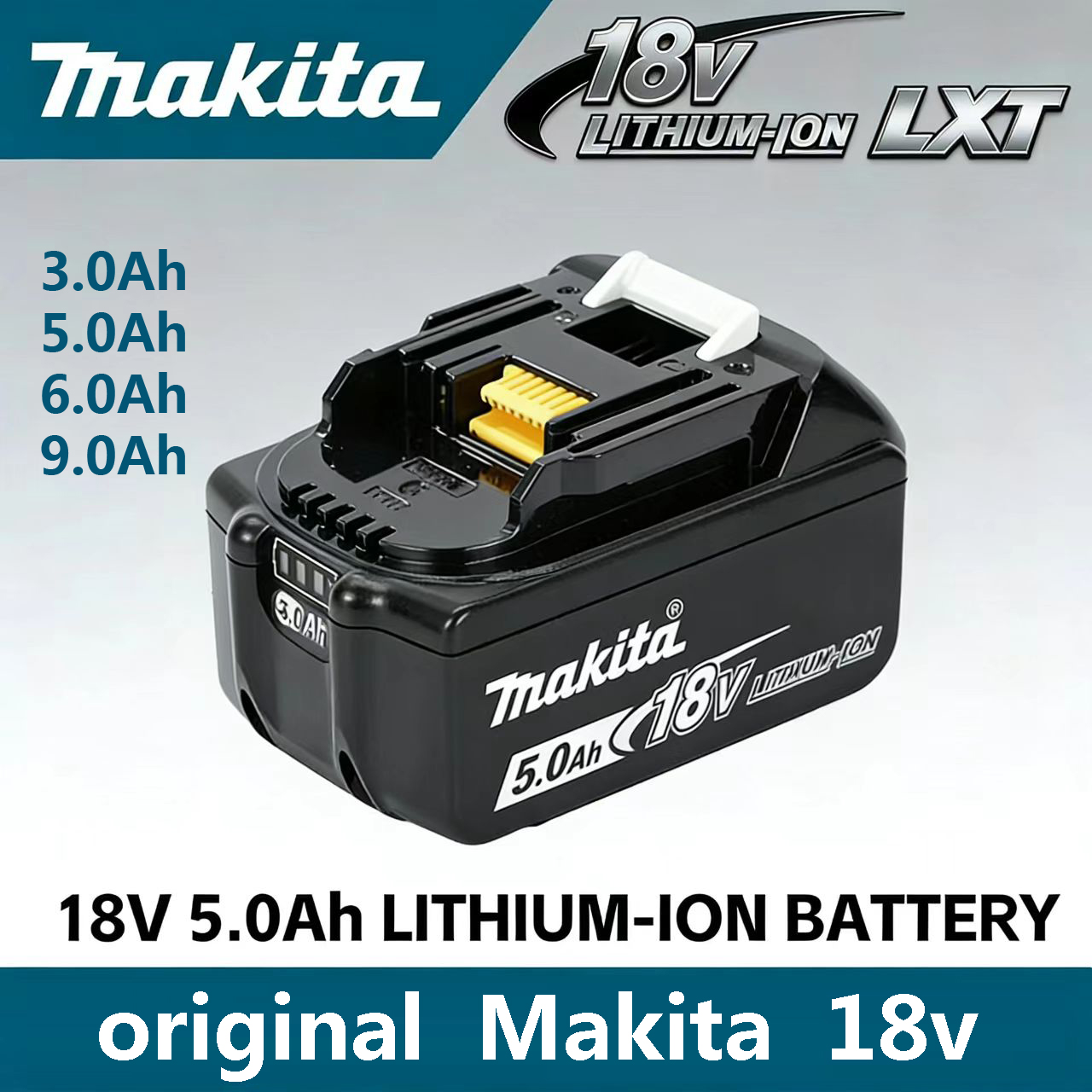 original Makita 18V battery 6. - Power Tools Makita Set ulasan dan harga