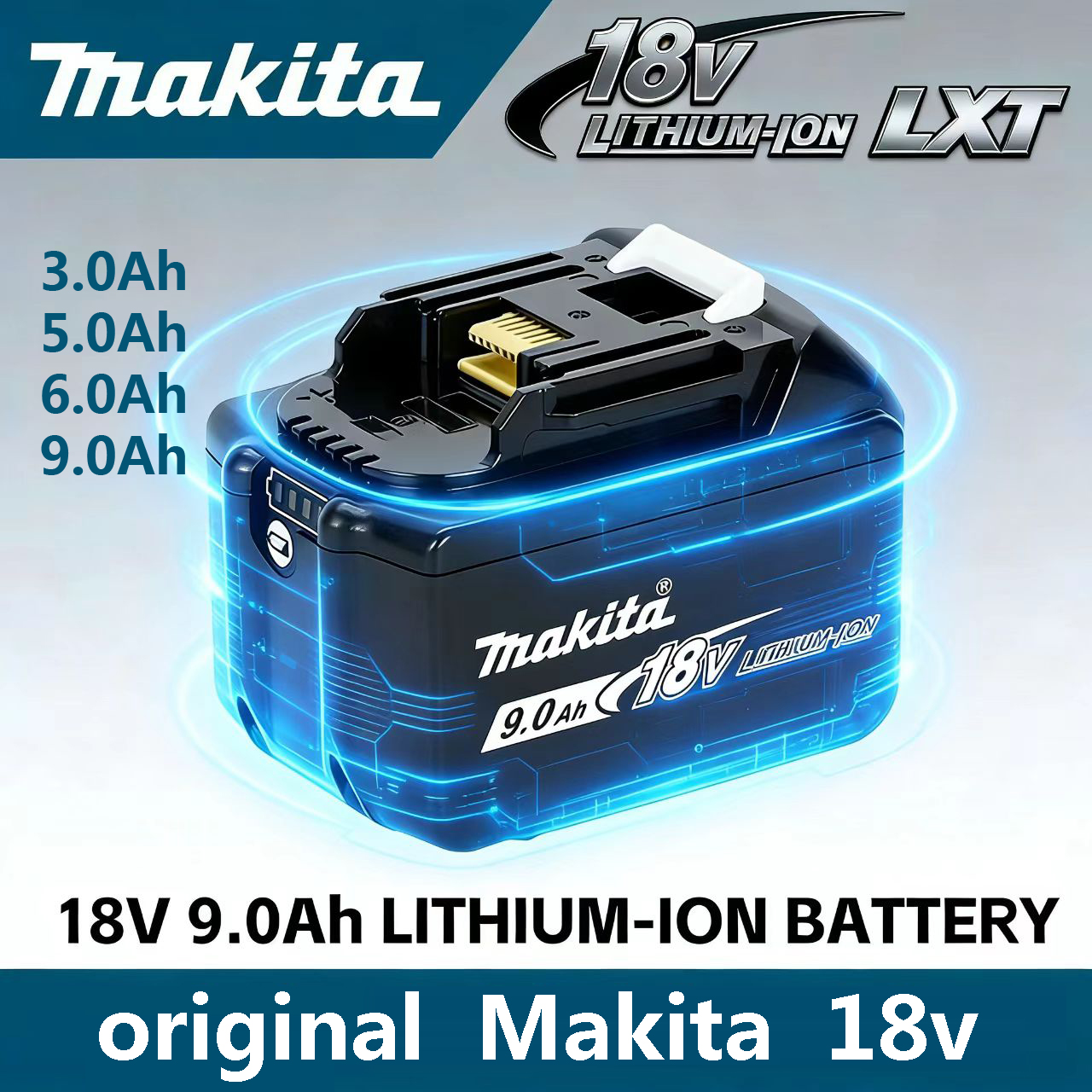 original Makita 18V battery 6. - Power Tools Makita Set ulasan dan harga