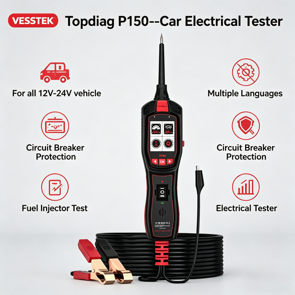 VESSTEK-TopDiag P150 Car Circu - Power Tools In Automotive ulasan dan harga