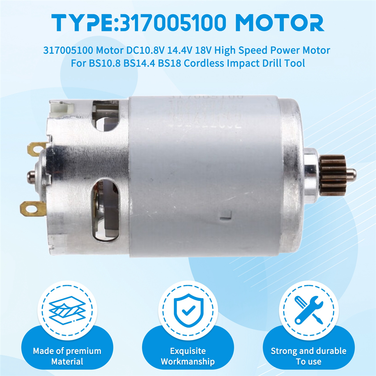A002 317005100 Motor DC10.8V 1 - Power Tools Drill ulasan dan harga