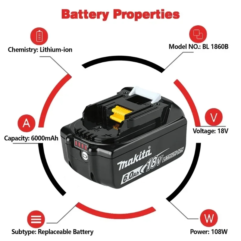 5Ah  6Ah  9Ah Genuine  makita  - Power Tools Makita Set ulasan dan harga