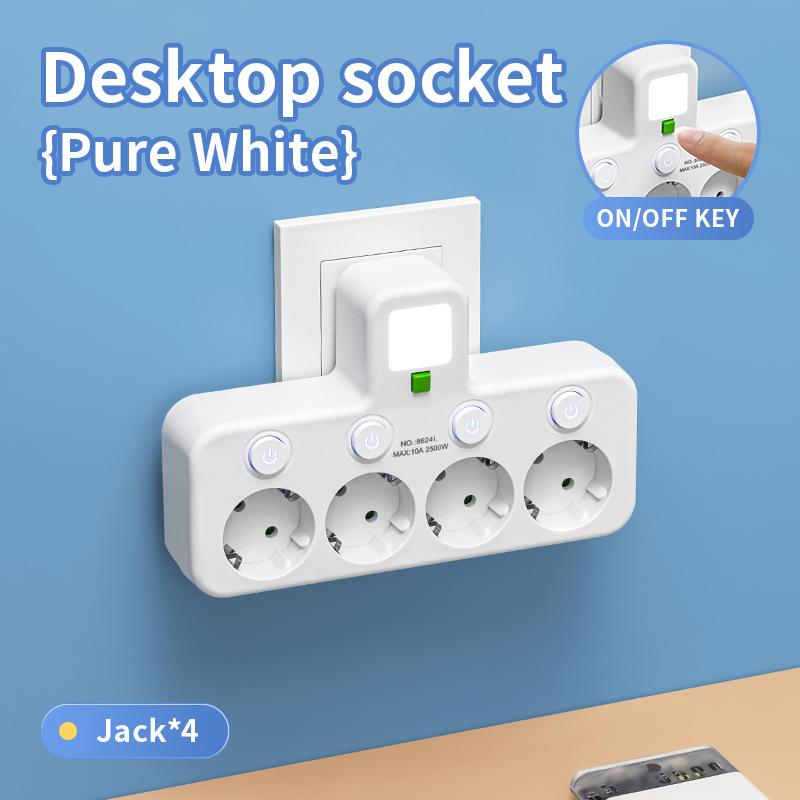 EU Plug Outlet 2-6 Sockets Ele - Power Tools Extension ulasan dan harga