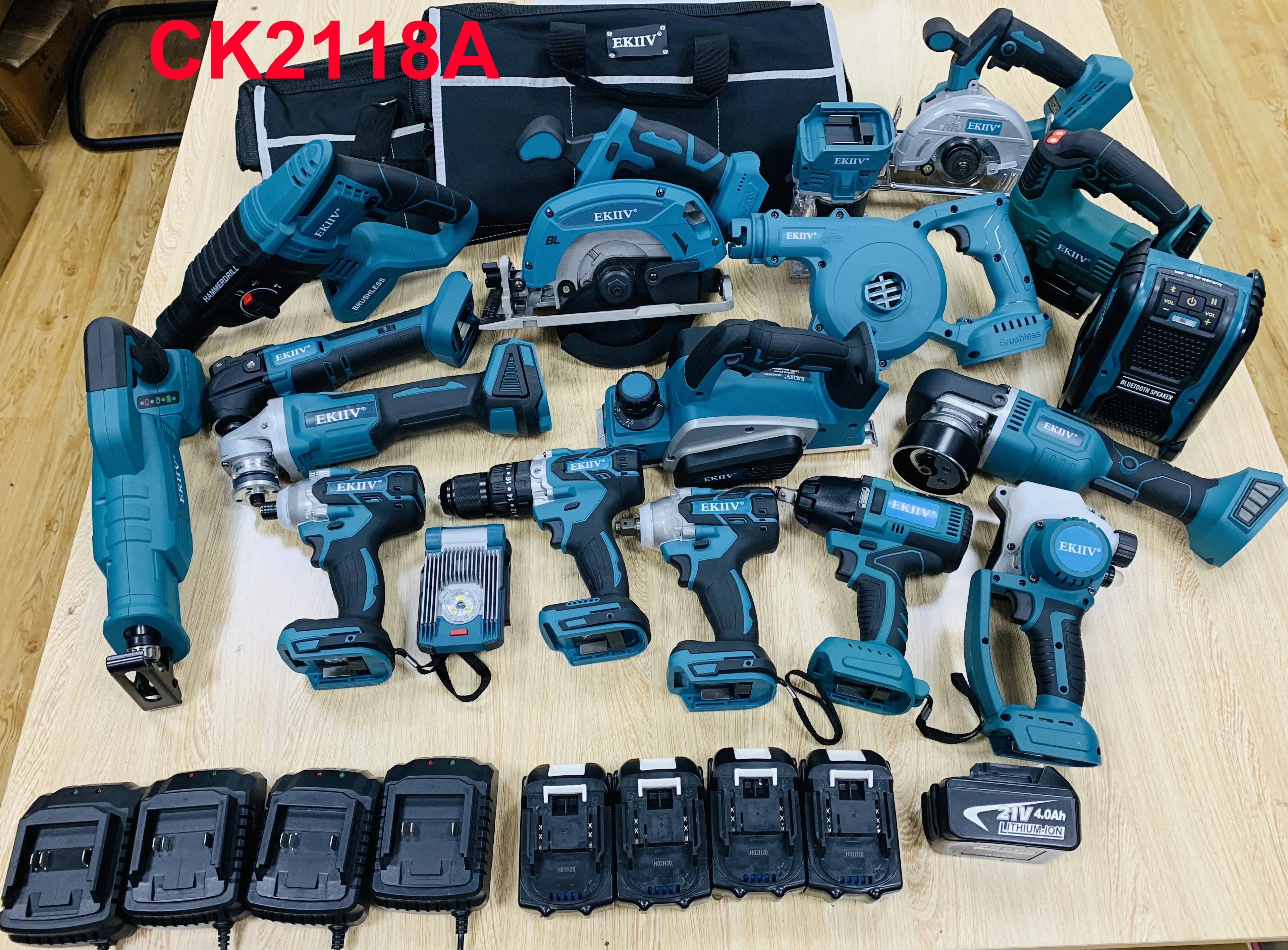 21V Power Tools Set Electric H - Power Tools Combo Kits ulasan dan harga