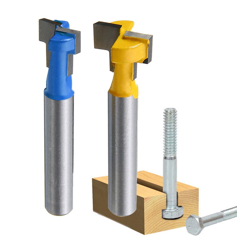 A11I 1/4 inch Shank T-Slot Cut - Power Tools Woodworking ulasan dan harga