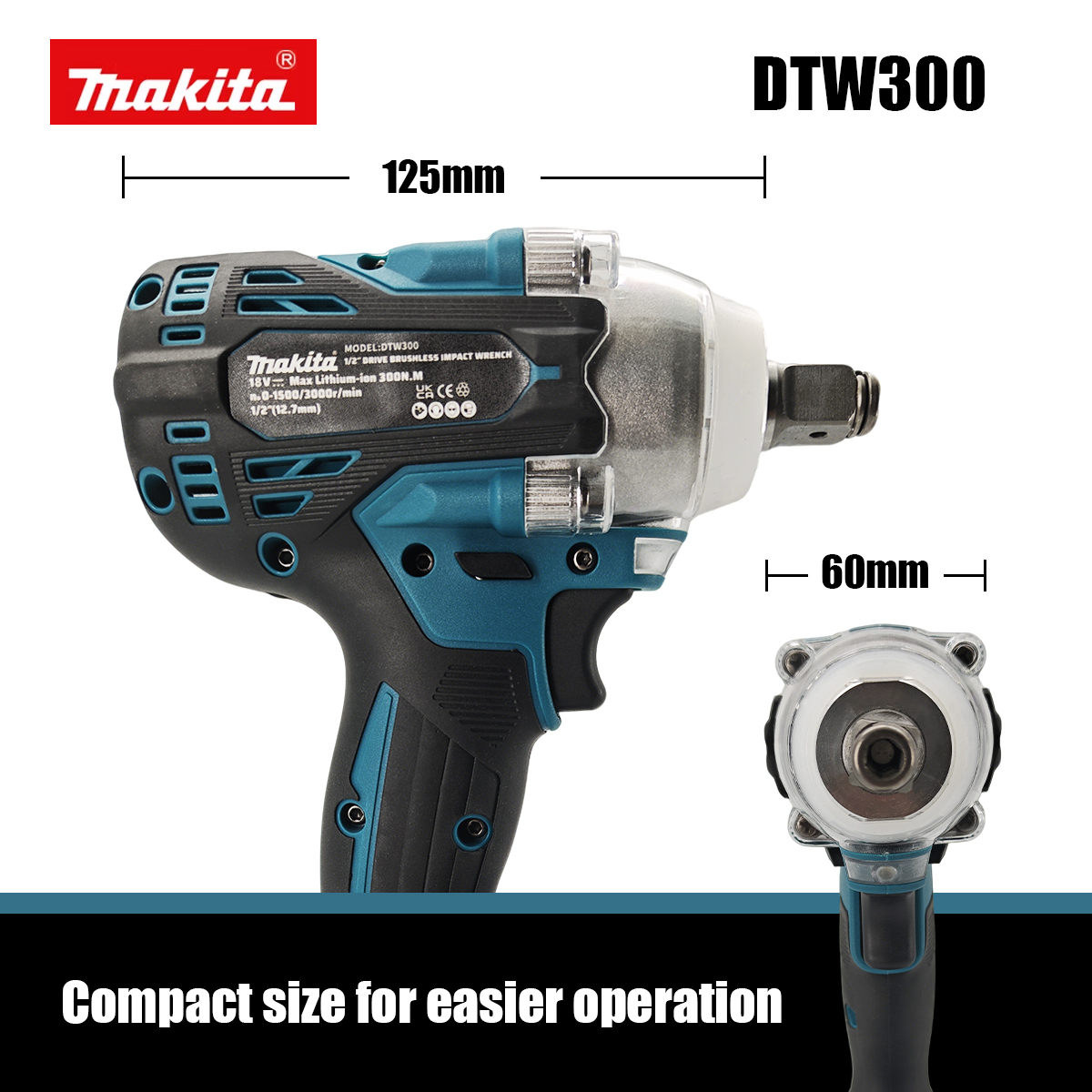 Makita DTW300 18V Brushless Co - Power Tools Makita Set ulasan dan harga