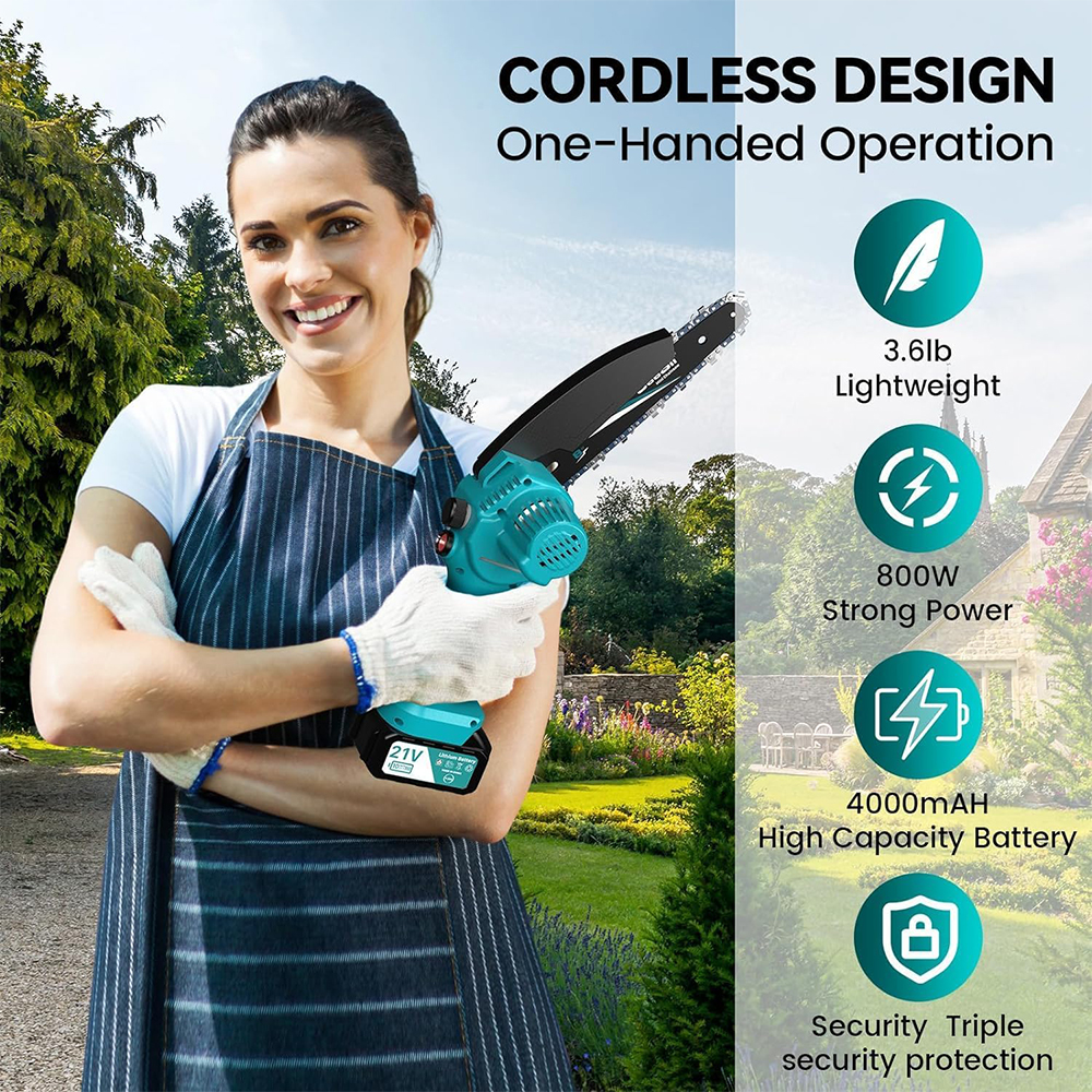 SEESII 8'' Mini Cordless Chain - Power Tools Makita Set ulasan dan harga
