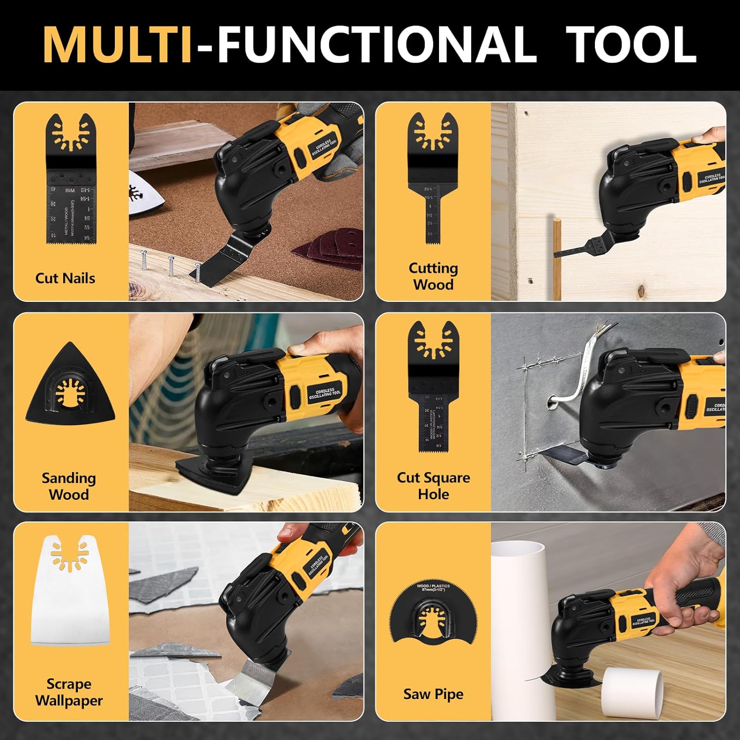 Oscillating Multi Tool Cordles - Power Tools Woodworking ulasan dan harga