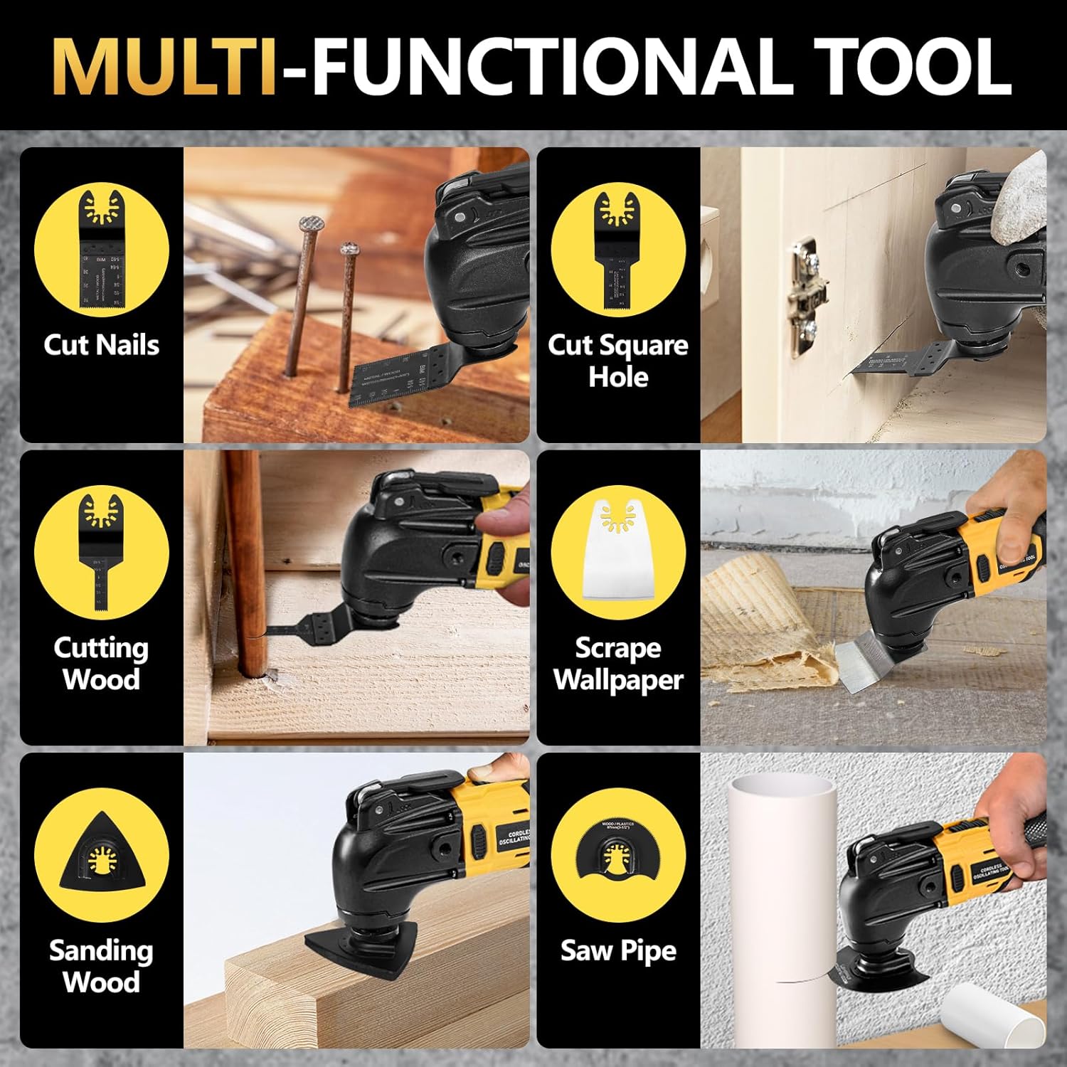 Oscillating Multi Tool Cordles - Power Tools Woodworking ulasan dan harga