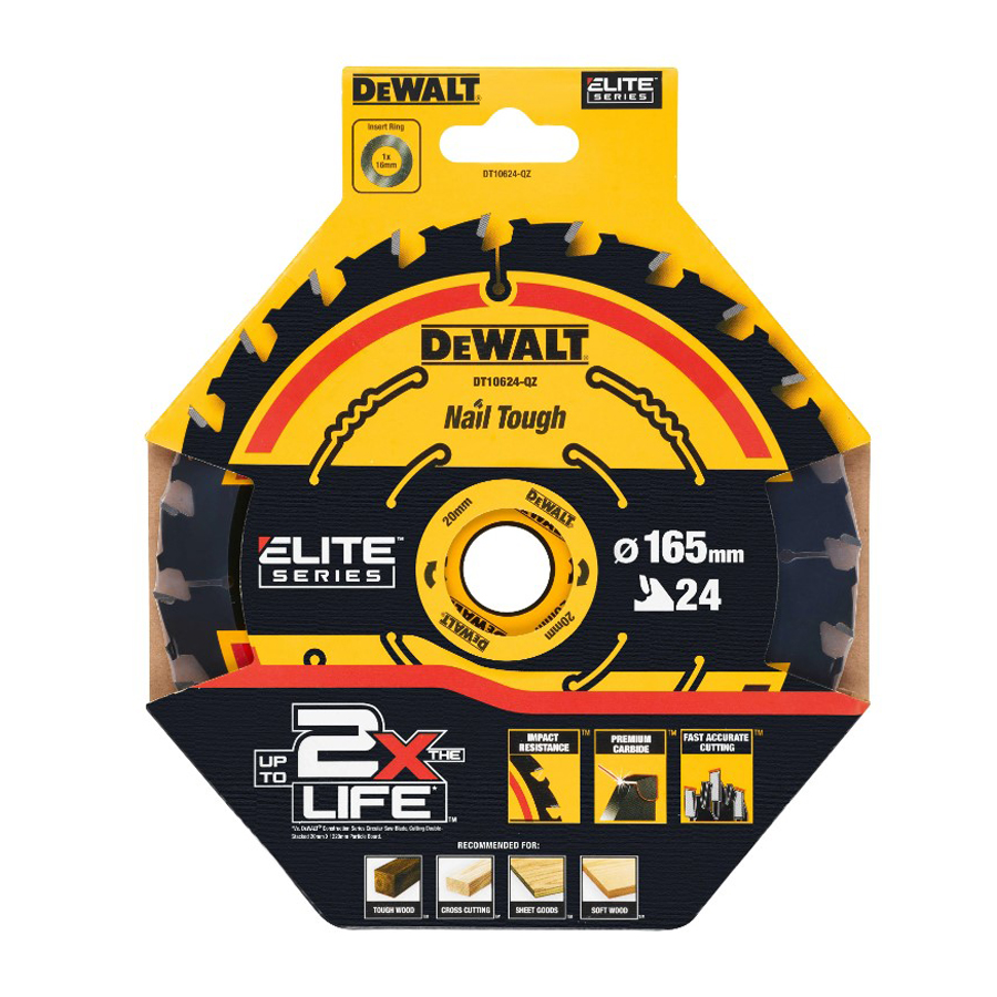 DEWALT DT10624-QZ 1/3pcs 24T C - Power Tools Woodworking ulasan dan harga