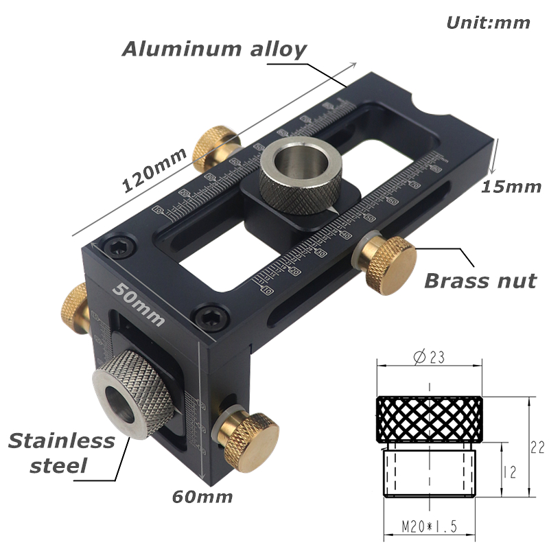 2 in 1 Doweling Jig Kit Drill  - Power Tools Kids ulasan dan harga