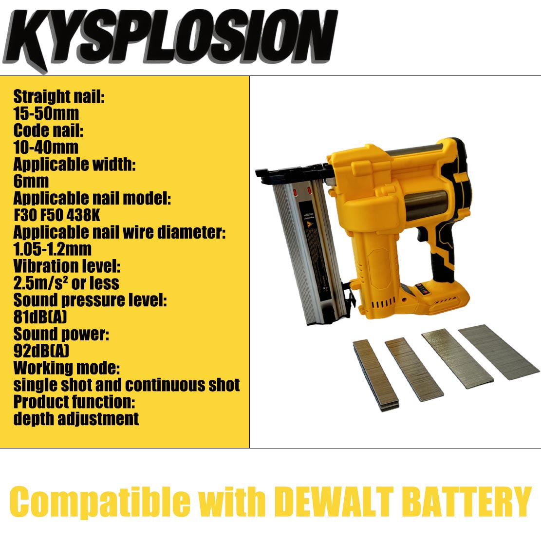 2in1 Brushless Electric Nail G - Power Tools Manufacturers ulasan dan harga