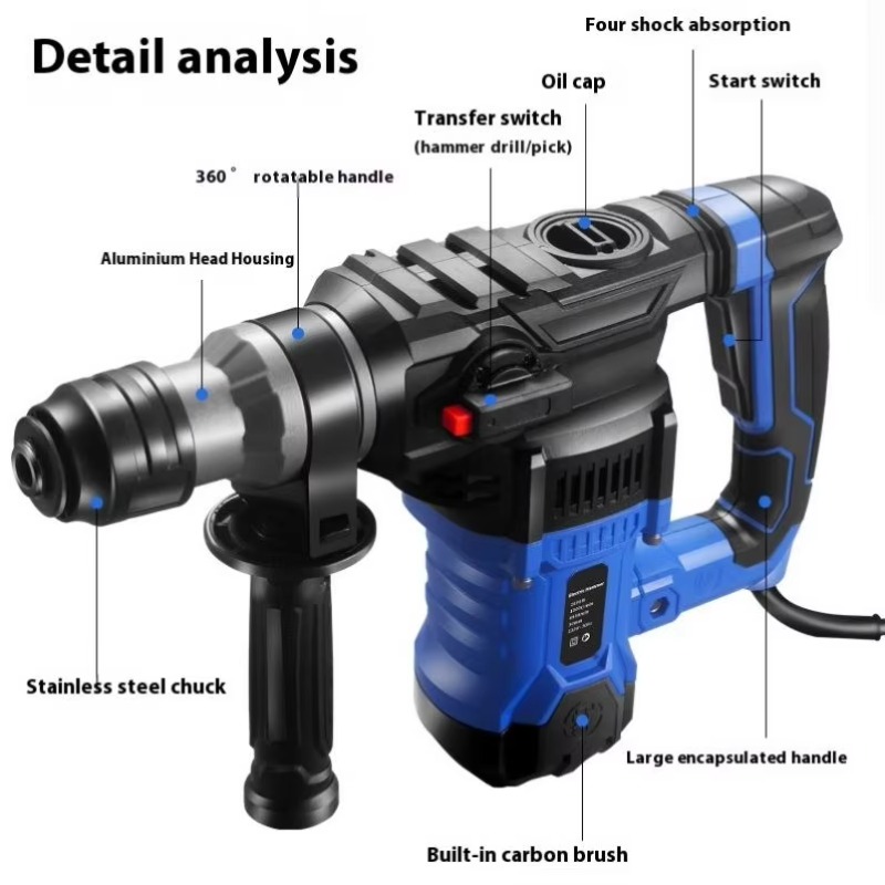 1800w Power Tools Electric Ham - Power Tools Drill ulasan dan harga