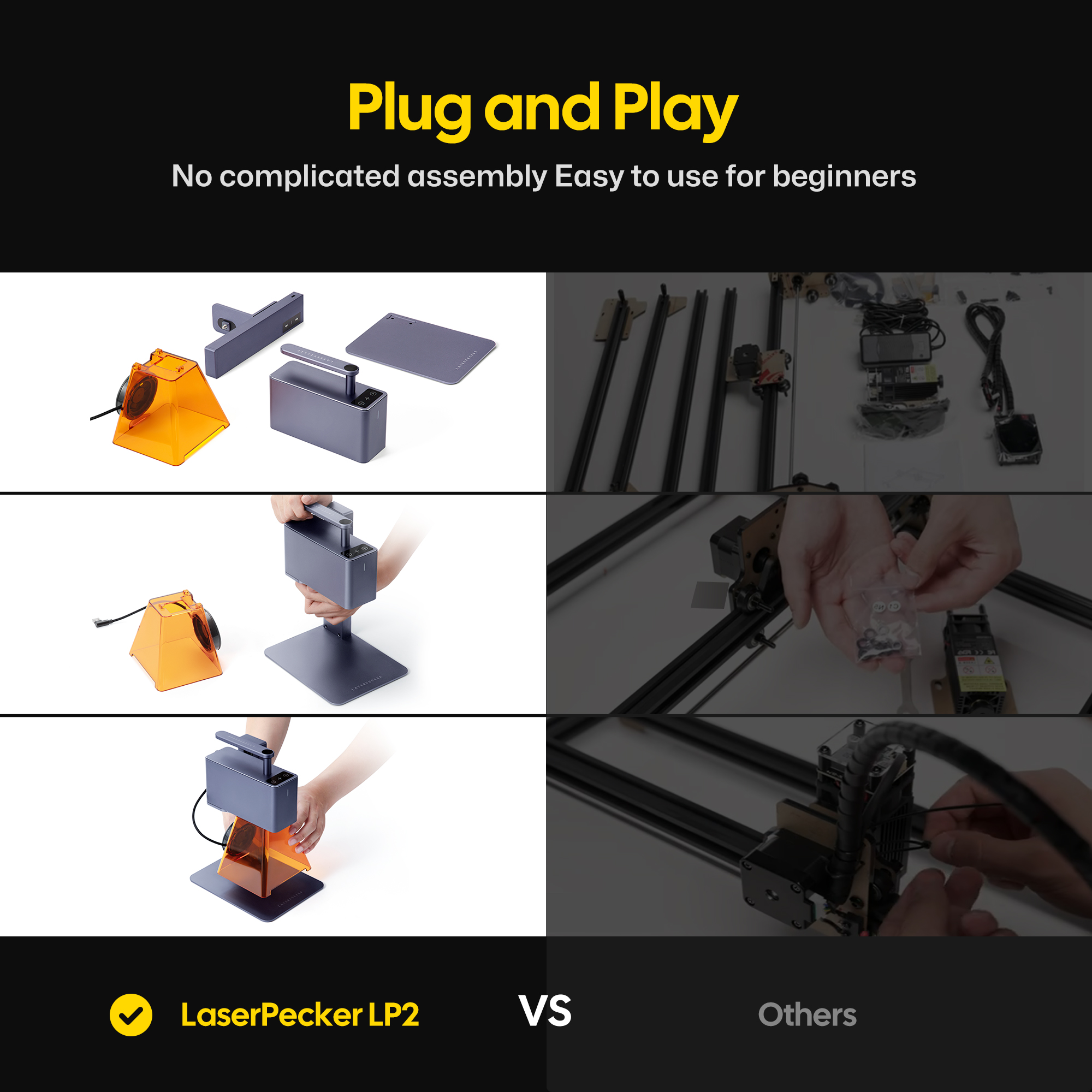 Laserpecker LP2 Mini Portable  - Power Tools Woodworking ulasan dan harga