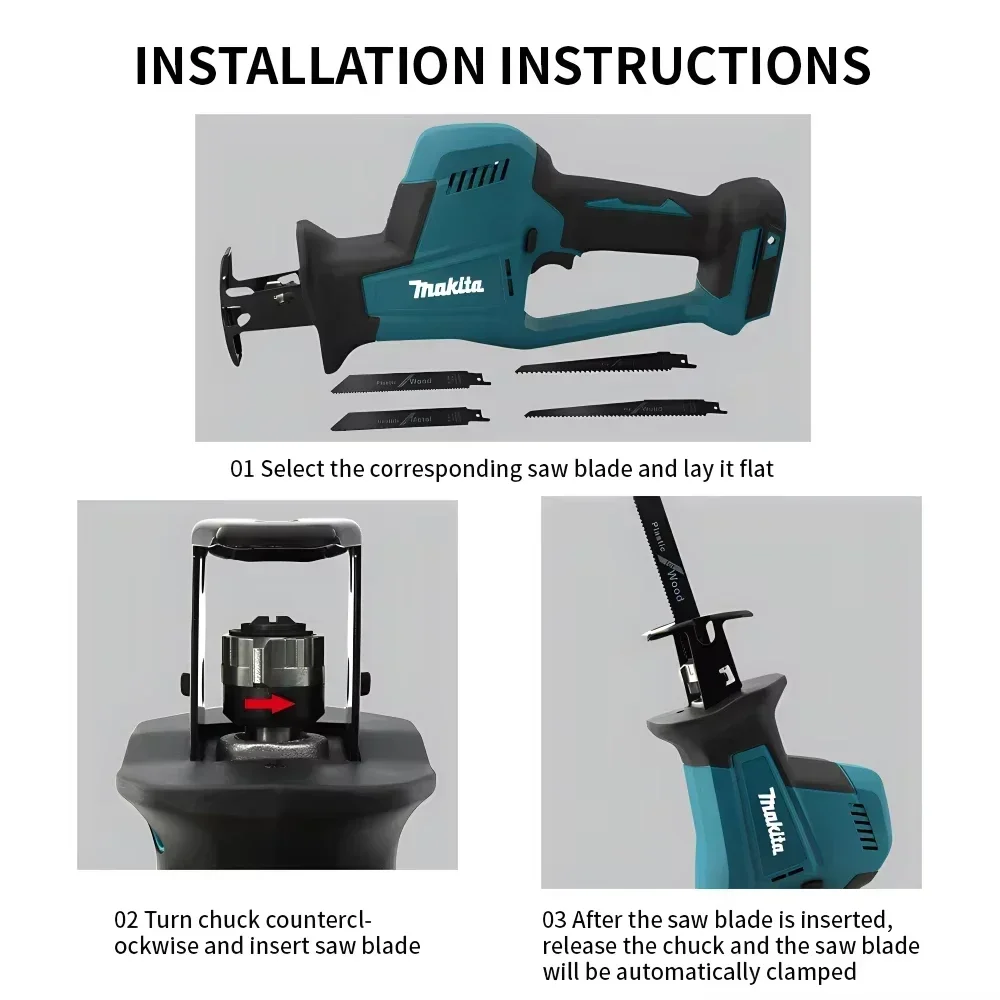 Makita DJR189 18V Cordless Ele - Power Tools Woodworking ulasan dan harga